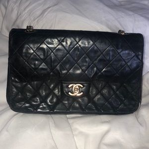 Chanel vintage black purse